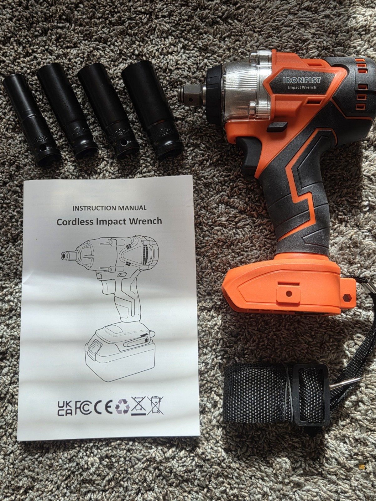 Ironfist Cordless Impact Drill (No Battery) Compatible with DEWALT 20V batteries