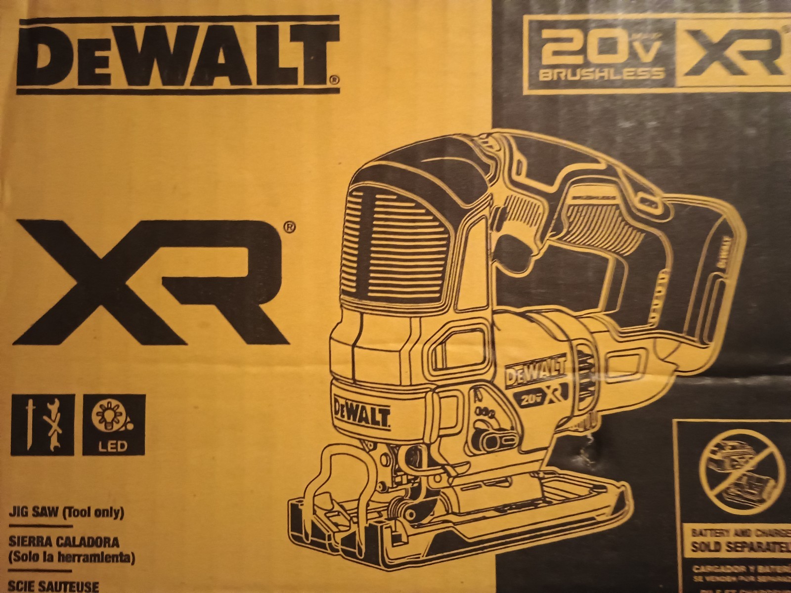 DEWALT DCS334B 20V Max XR Cordless Jigsaw