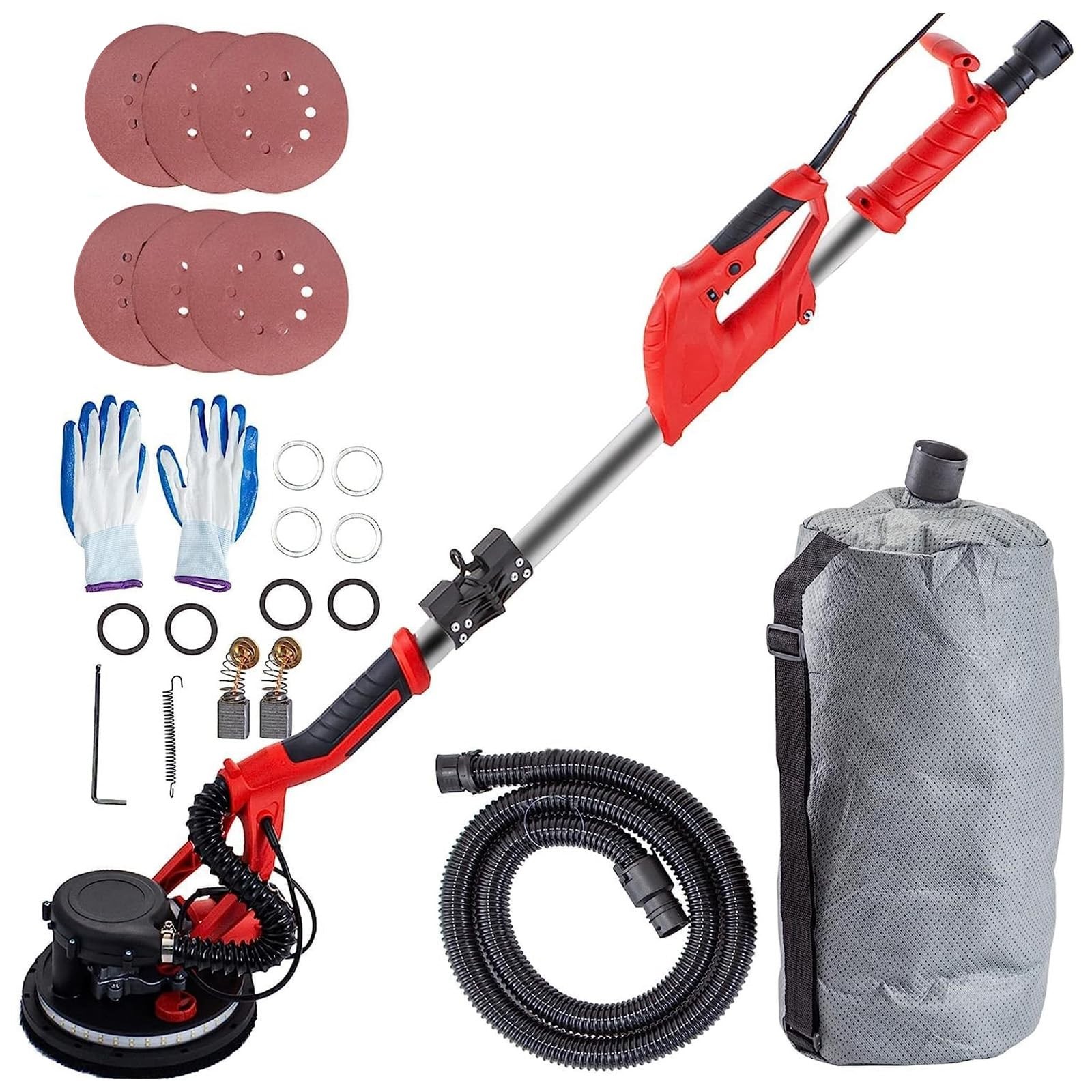 VEVOR Drywall Sander 850W, Electric Drywall Sander Variable Speed 8001750 RPM…