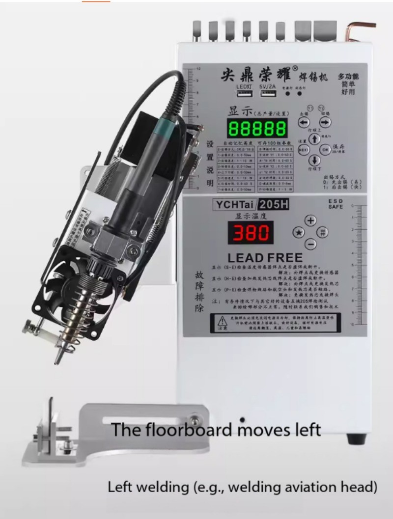 Fully and Semi-automatic Soldering Machines with Foot-operated Wire Feed