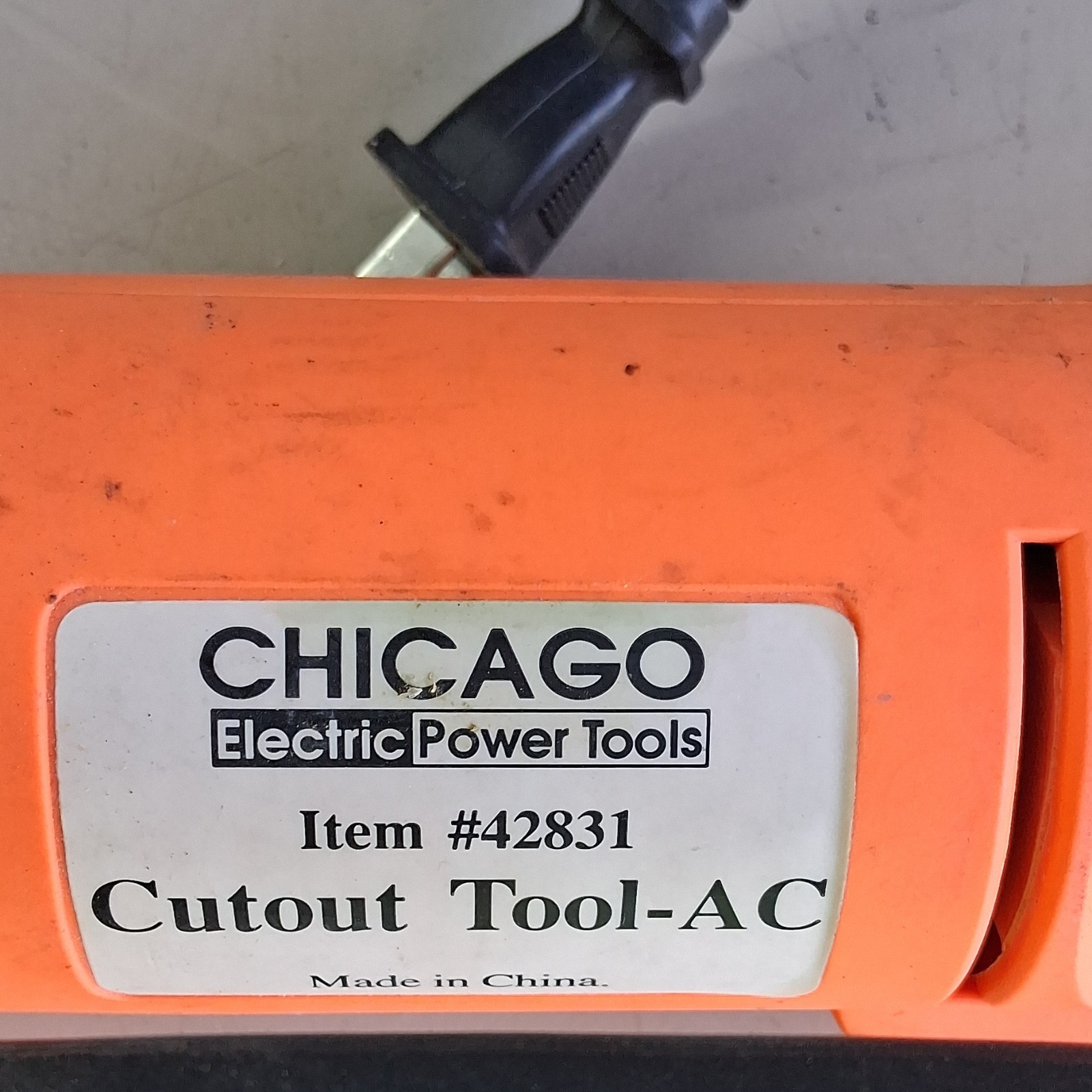 Chicago Electric Cut Out Tool AC –42831