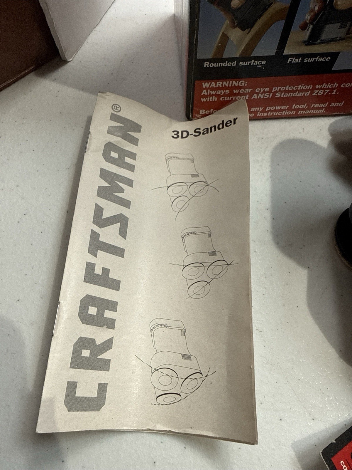 Vintage New Craftsman 11633 3D Sander Rare Made In Germany Variable Speed