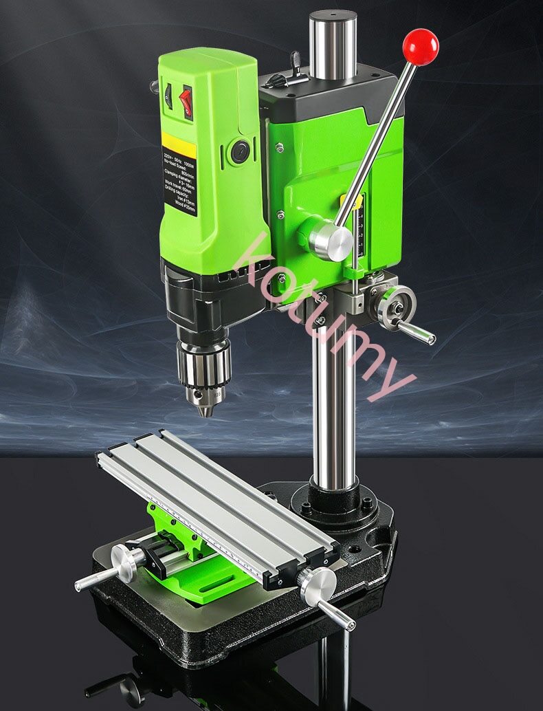 Precision Bench Drill Miniature 220V Drill Press Multi-Function Drilling Machine