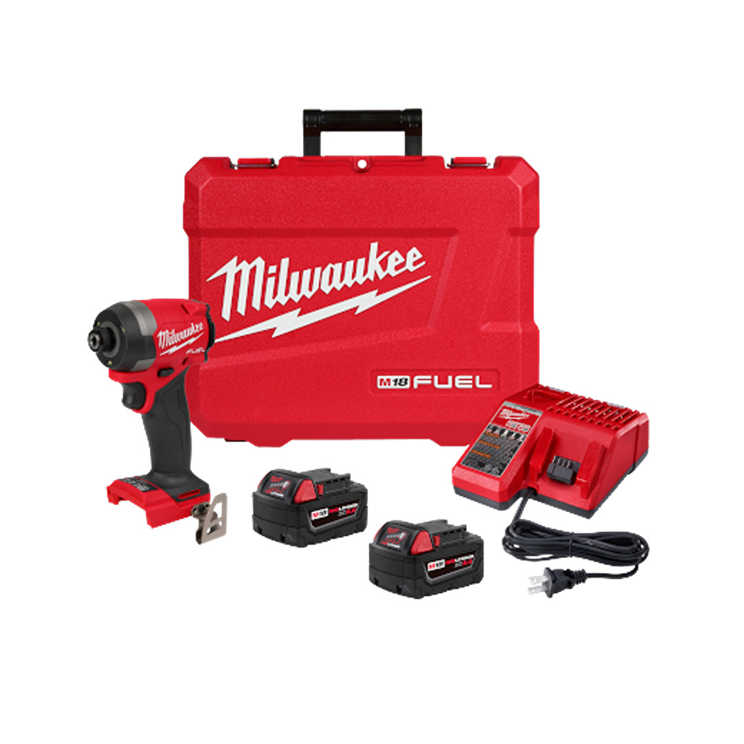 Milwaukee 2953-22 M18 FUEL™ 1/4&Prime; Hex Impact Driver Kit