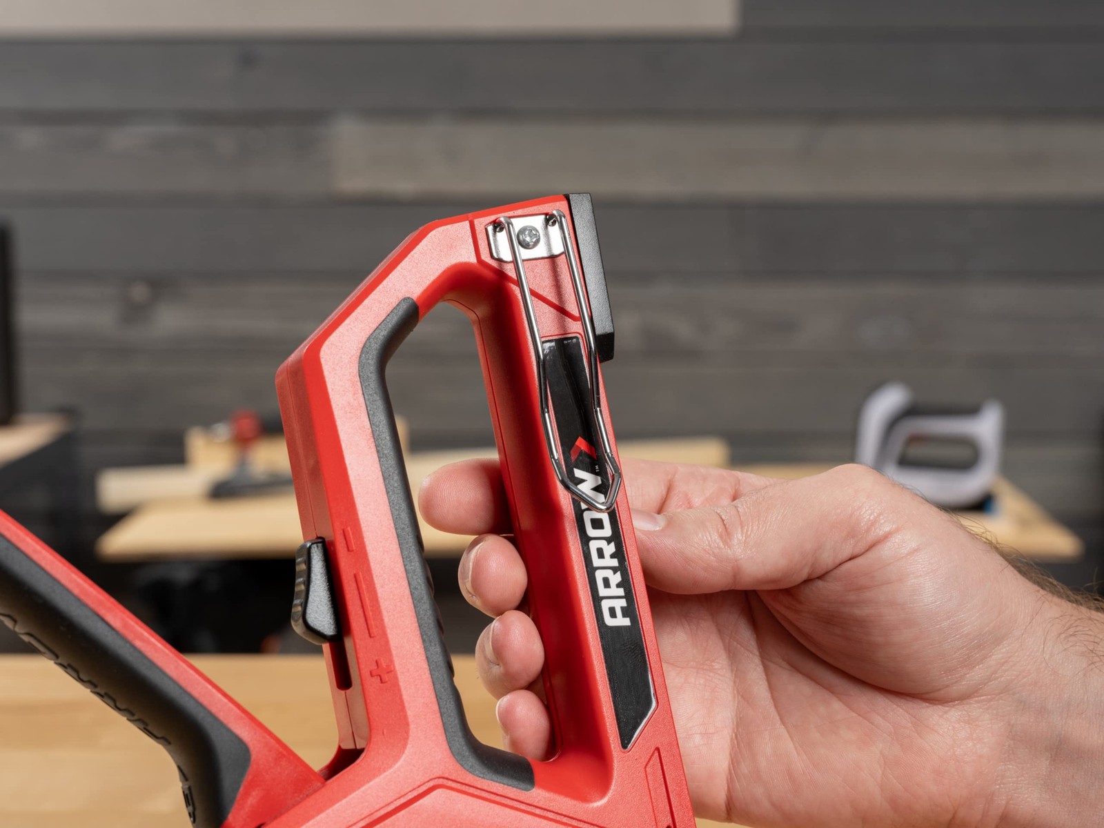 Arrow T501 5-in-1 Manual Staple and Nail Gun, Wire Stapler, and Brad Nailer for