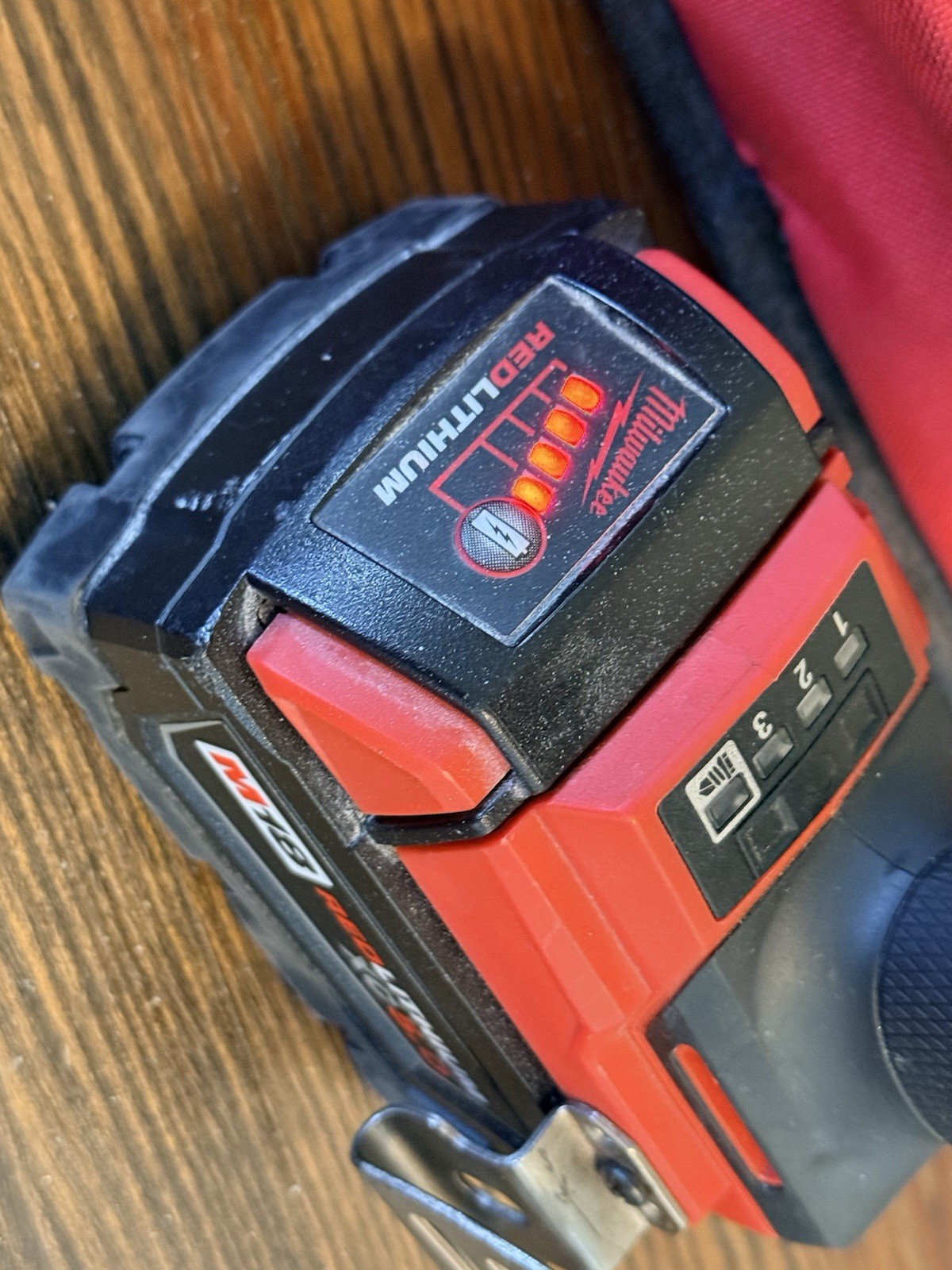 Milwaukee M18 FUEL Impact Driver Tool 2953-20 w/ Battery Lithium XC 5.0 & Case