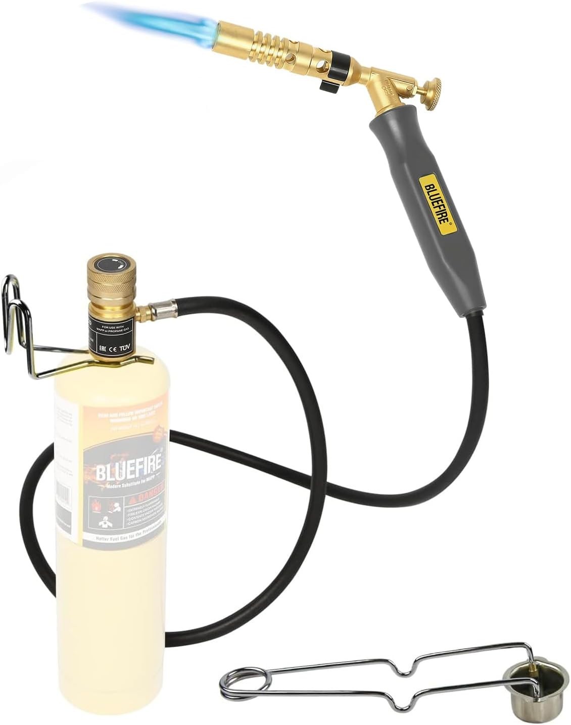 MRAS-8210 Super Jumbo Turbo Flame Propane Gas Welding Torch with 5&prime; Hose Fuel…