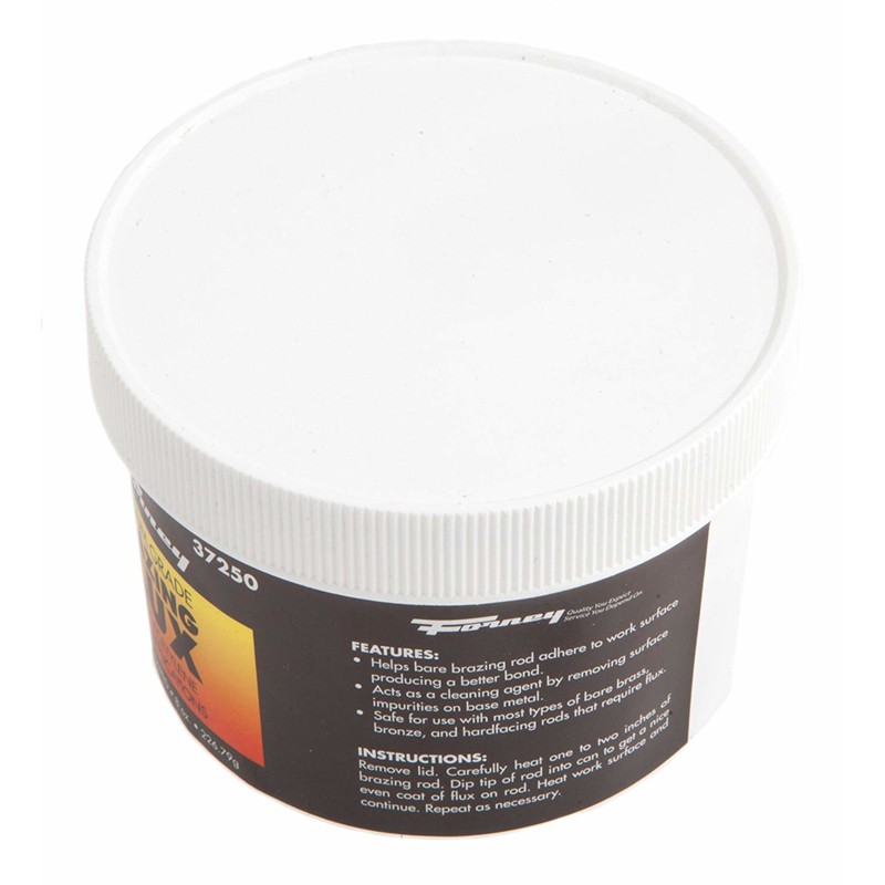 Forney 37250 White Odorless Re-Sealable Powder Brazing Flux 0.5 lbs.