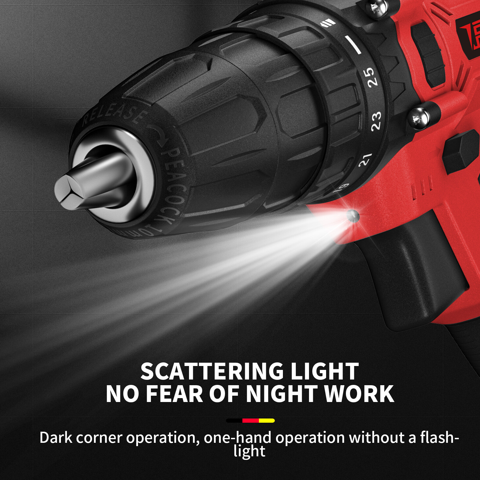 Home DIY Gardening Electric Tools 21V Cordless Drill Driver Combi Fast Charger