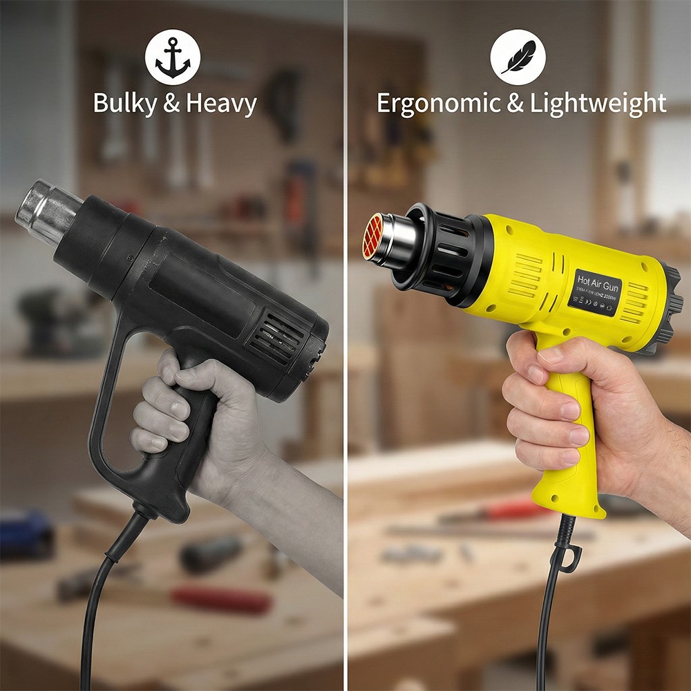 Pistola De Calor 110V Para Trabajo Pesado 2000W De Aire Caliente Nuevo