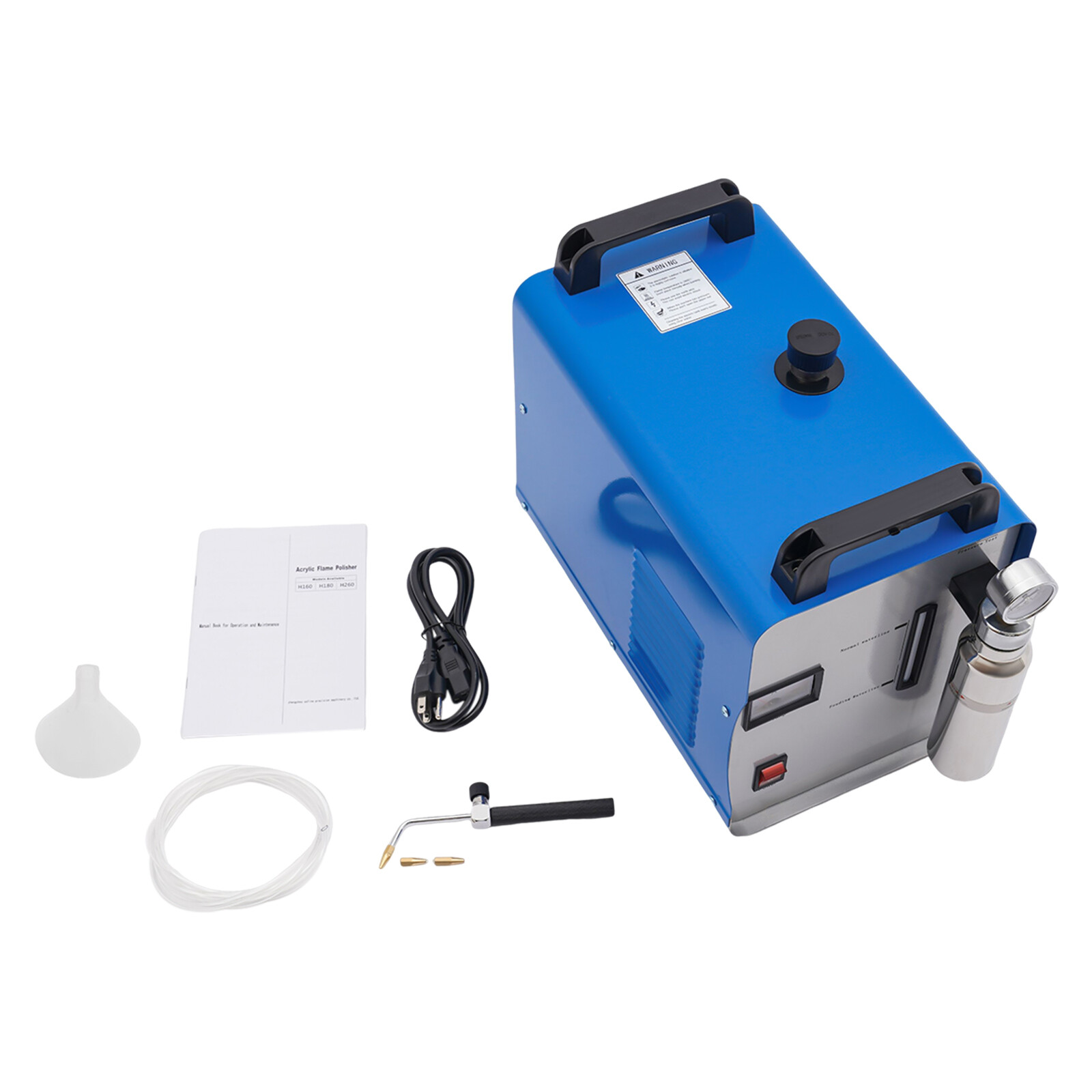 95L 400W Oxygen Hydrogen HHO Gas Flame Generator Torch Acrylic Polisher H180 USA