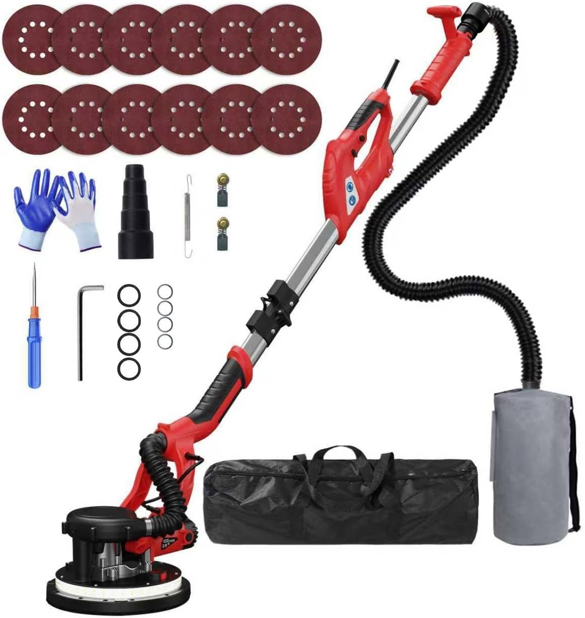 Drywall Sander, 2026 Upgraded 8-Amp Popcorn Ceiling Removal Tool | 7 Speeds