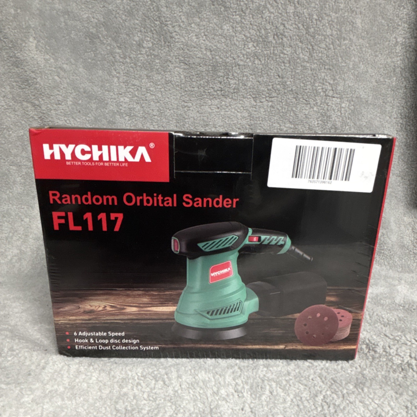 HYCHIKA FL117 Random Orbital Sander 5in Corded Electric 120V Rotary Action