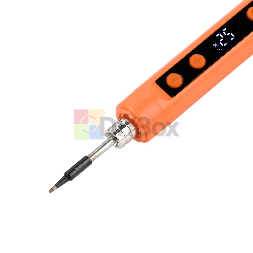 Cordless Soldering Iron Kit USB Rechargeable Welding Tool Adjustable Temperature