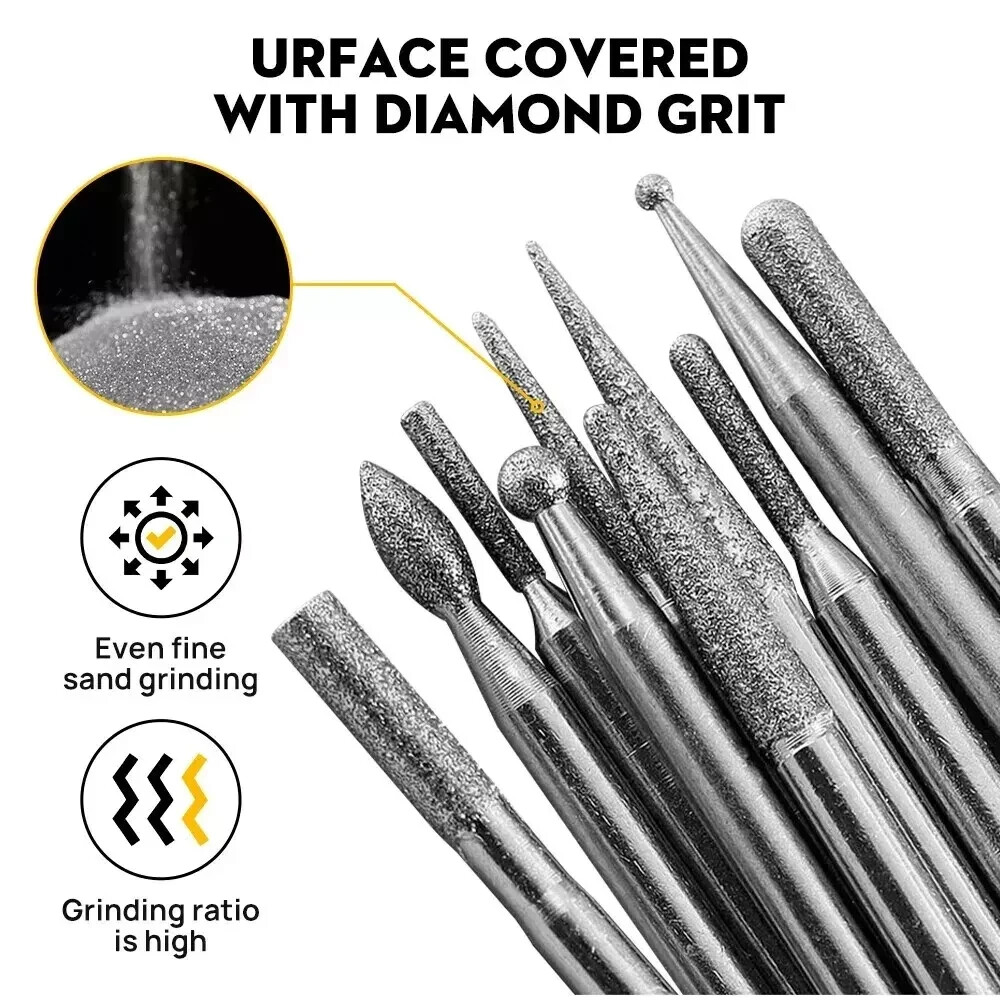 30PC Dremel Rotary Multi Tool Cutting Guide HSS Router Drill Bits Attachment Kit