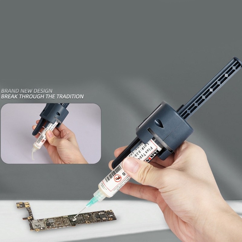 Comfortable Grip Solder Pastes Extruder Applicators for Easy of Usage