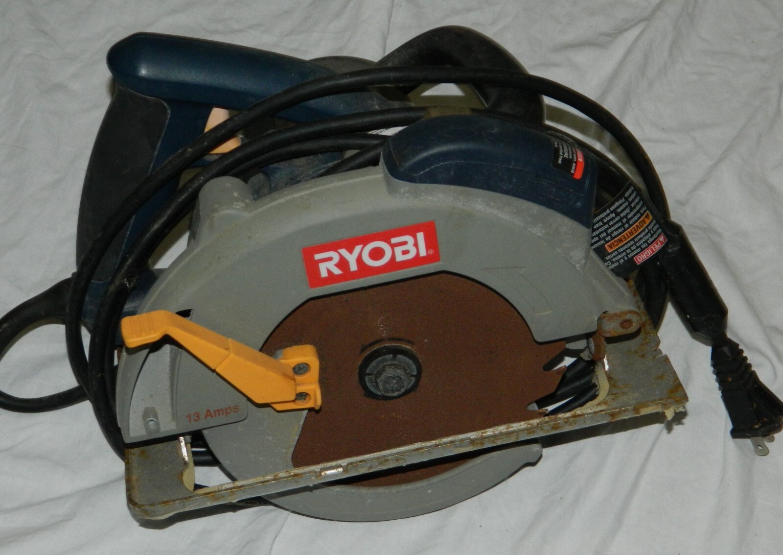Ryobi Brand 7 1/4&Prime; Double Insulated 110/120 Volt 60HZ AC 13 Amps Circular Saw