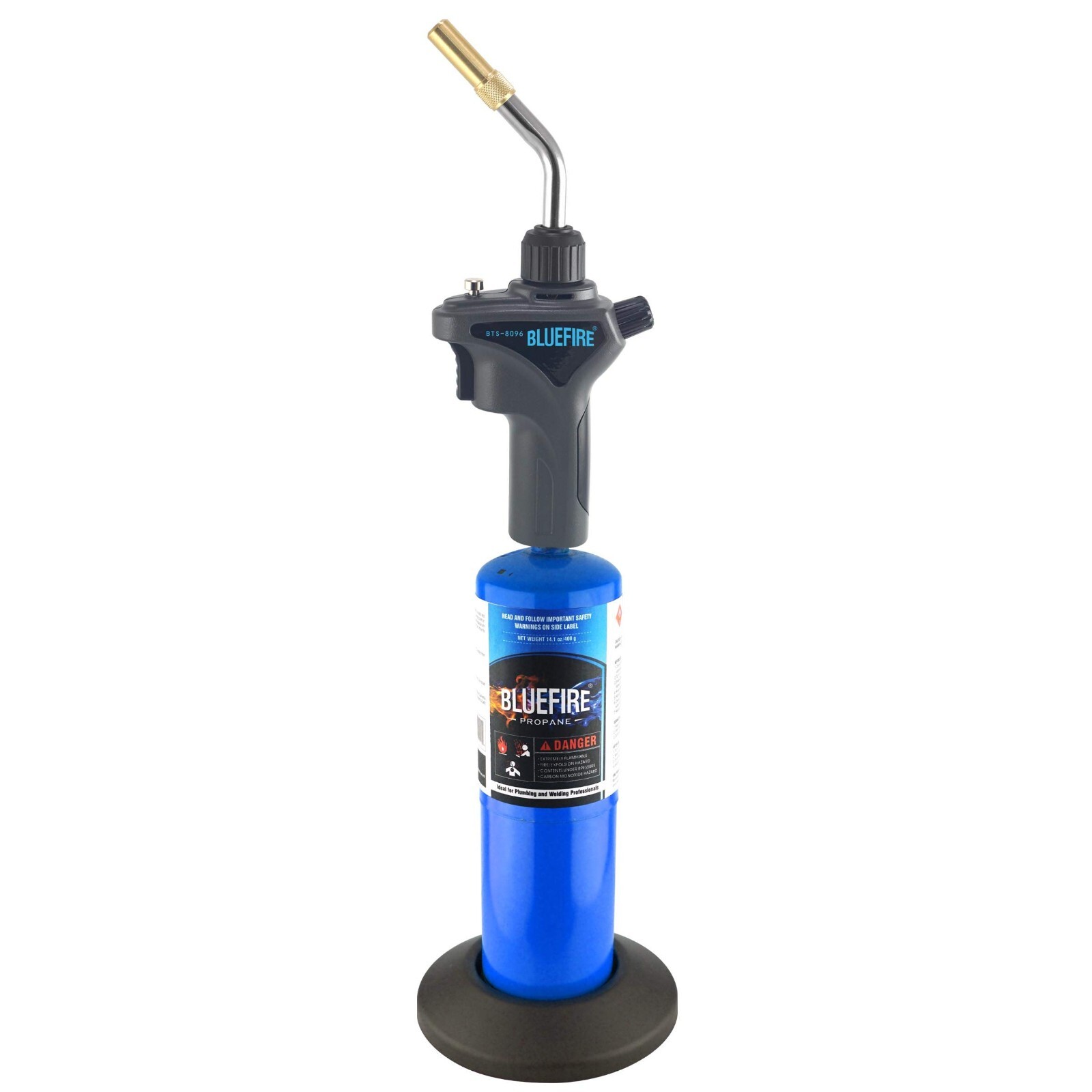 BLUEFIRE Metal Trigger Start MAPP MAP Propane Gas Welding Torch Plumbing HVAC US