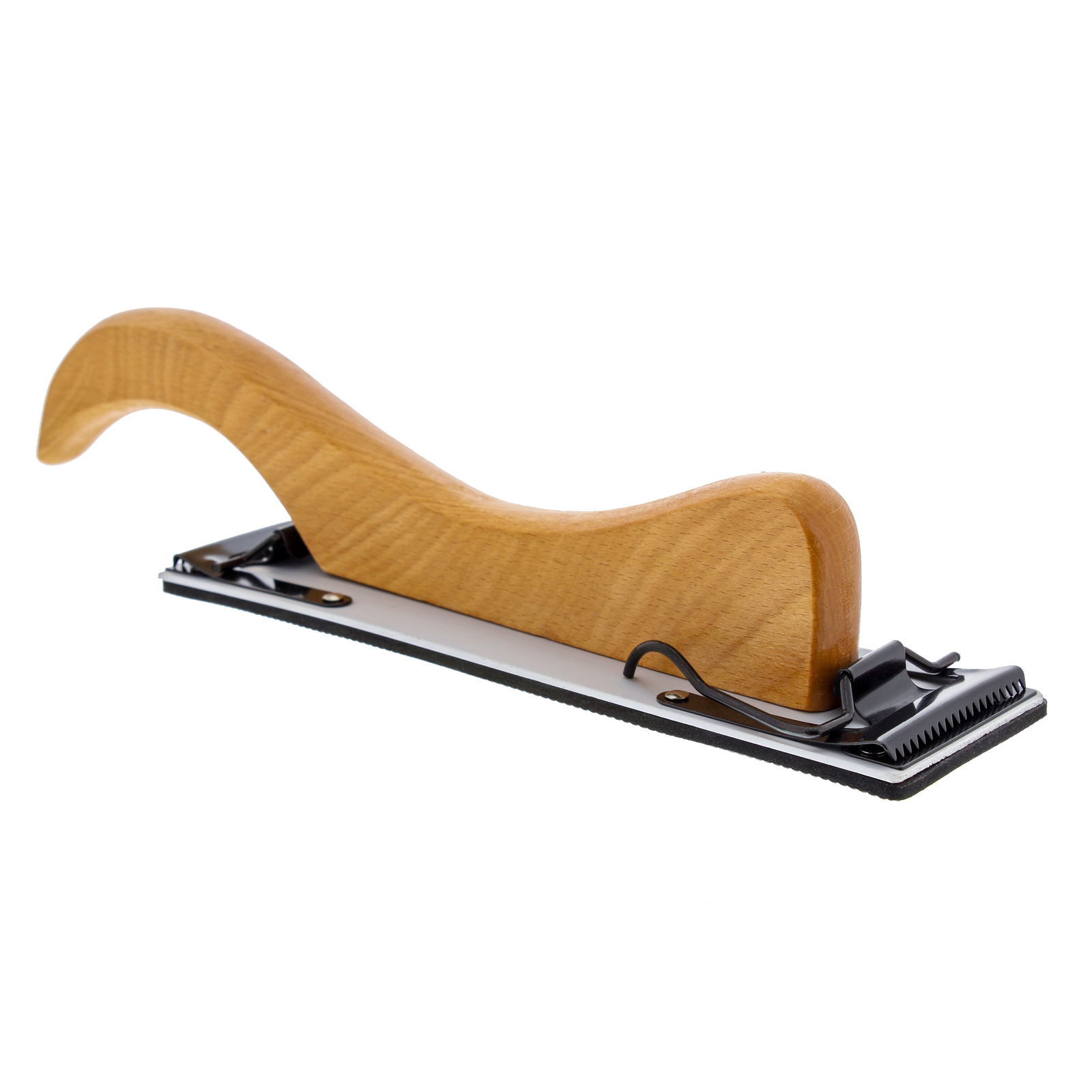 Wooden Handle Longboard Hand Sander For PSA Sandpaper 10-3/4&Prime; X 2-3/4&Prime;