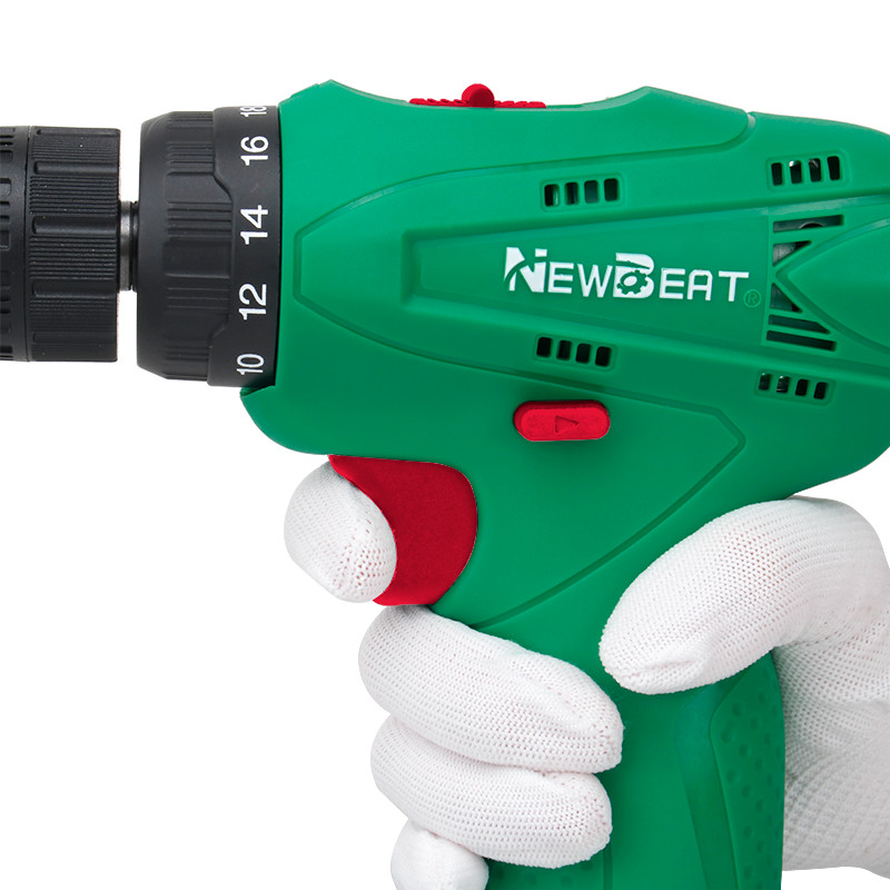 Variable Speed Cordless Drill Driver 12V Lithium Ion Battery LED Work Light
