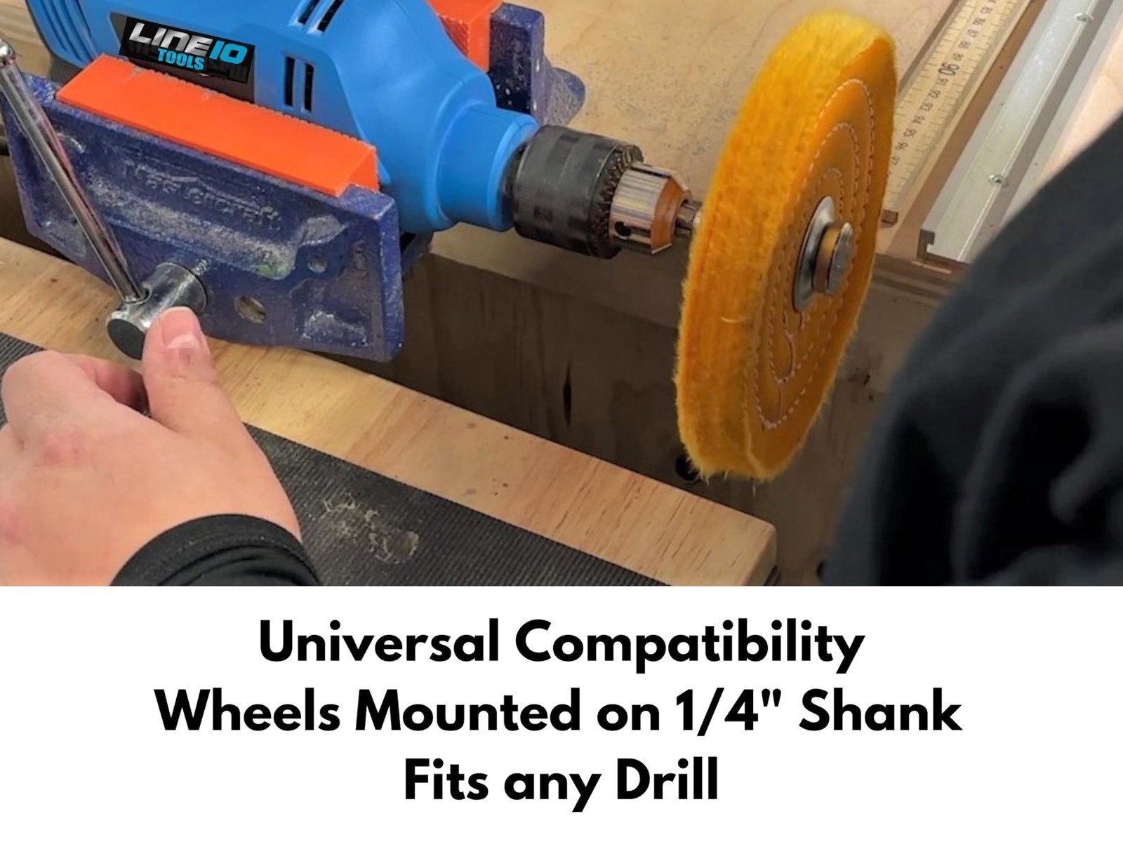 6-Piece Metal Buffing Kit – Polishing Compounds & Wheels for Drill, Aluminum, Ch