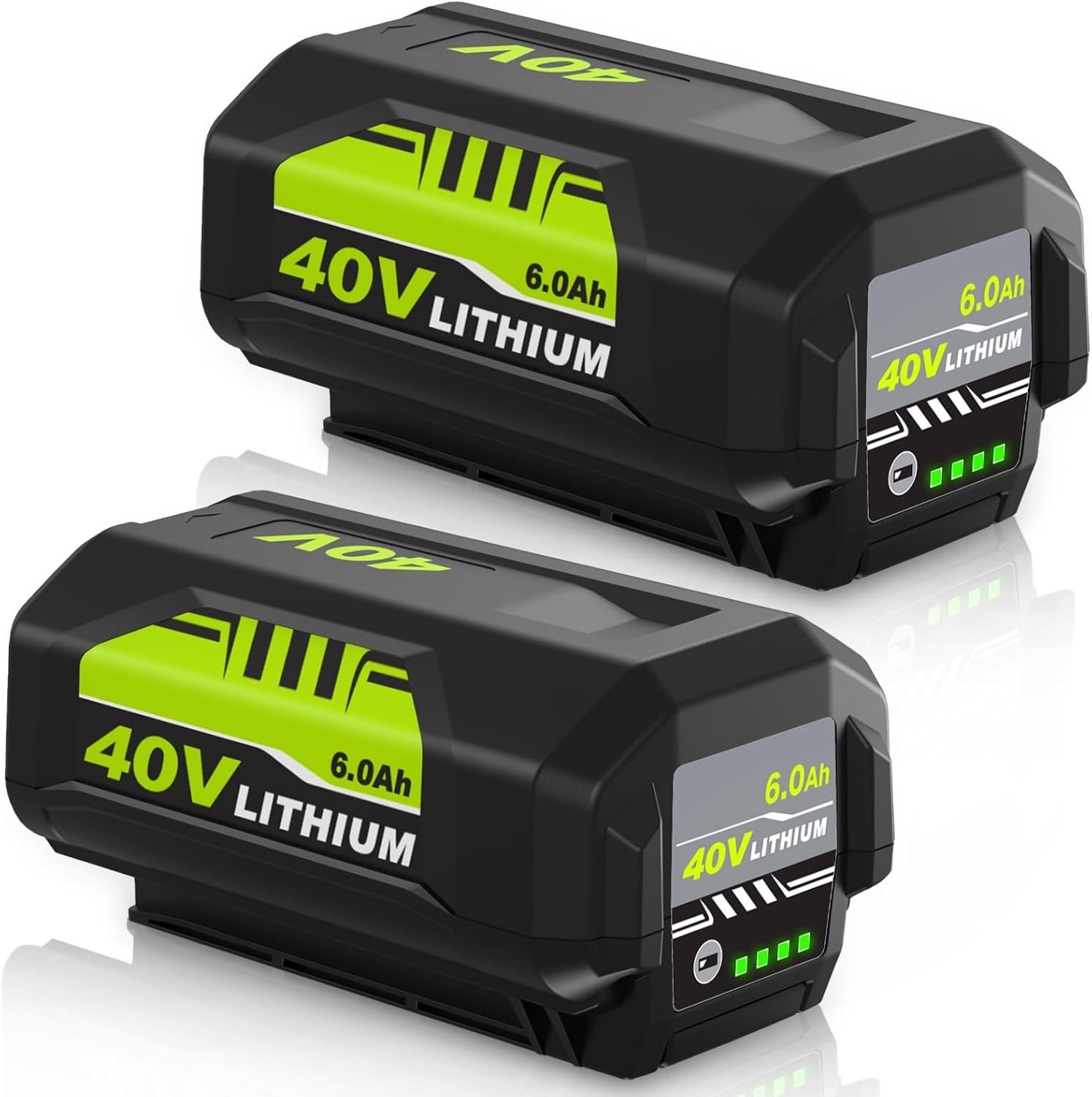 2x 40V Battery For Ryobi 40 Volt 6.0Ah Lithium Ion OP4030 OP4050 OP40602 OP40261
