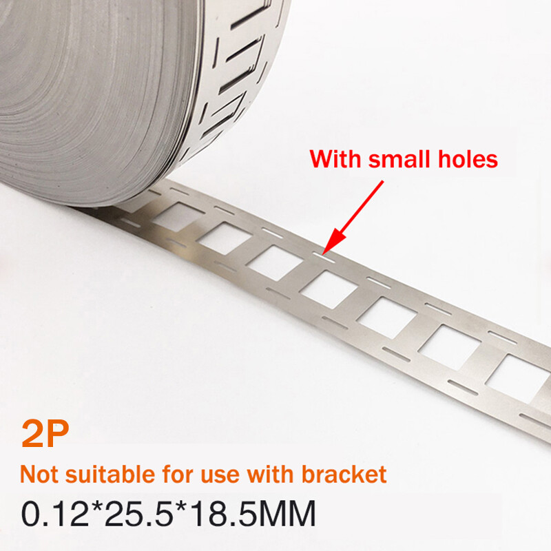 Pure Nickel Plated Steel Strap Strip Battery Spot Belt Welding 18650 2P 3P 4P