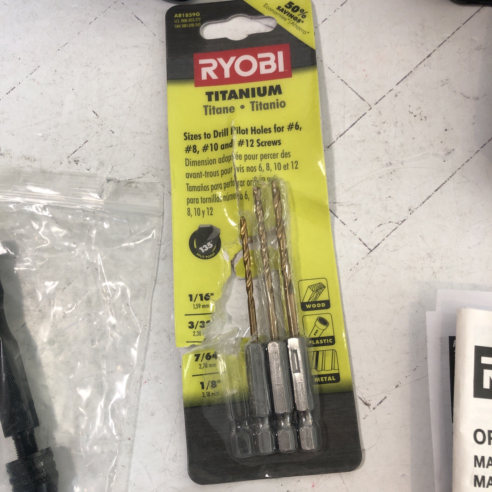 Ryobi One+ HP Brushless Drill Driver w 2 Batteries Charger screw kit BARELY USED