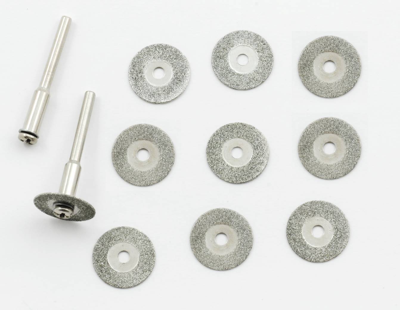 12pc 16mm Emery Diamond Wheel Cutter Circular Saw For Rotary Die Grinder Tool