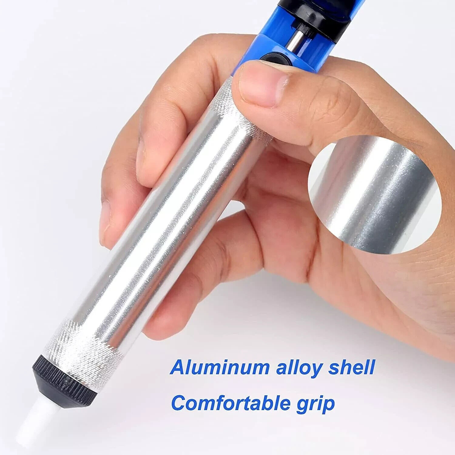 New Solder Sucker Desoldering Pump & Braid Soldering Iron Suction Removal Tool