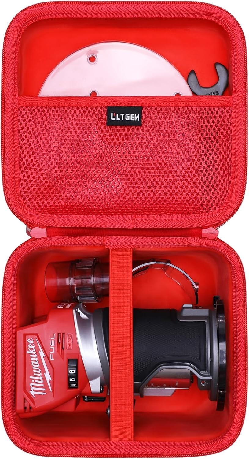 LTGEM Protective Case for Milwaukee 2723-20 M18 Router – Shockproof & Portable
