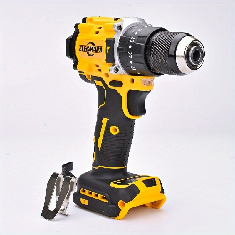 ELECMAPS Cordless Hammer Drill/electric Drill, For Dewalt 20V Battery, 3/8 Inch