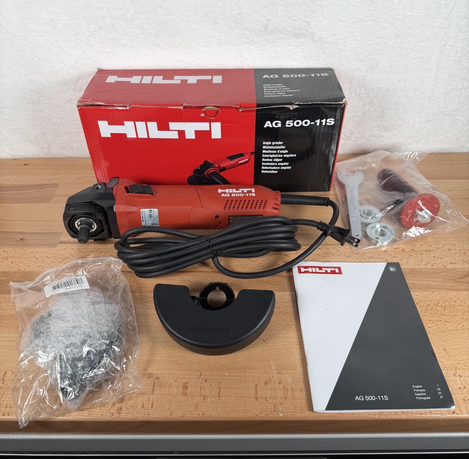 Hilti AG 500-11S 120V Corded Angle Grinder *Brand New Open Box*
