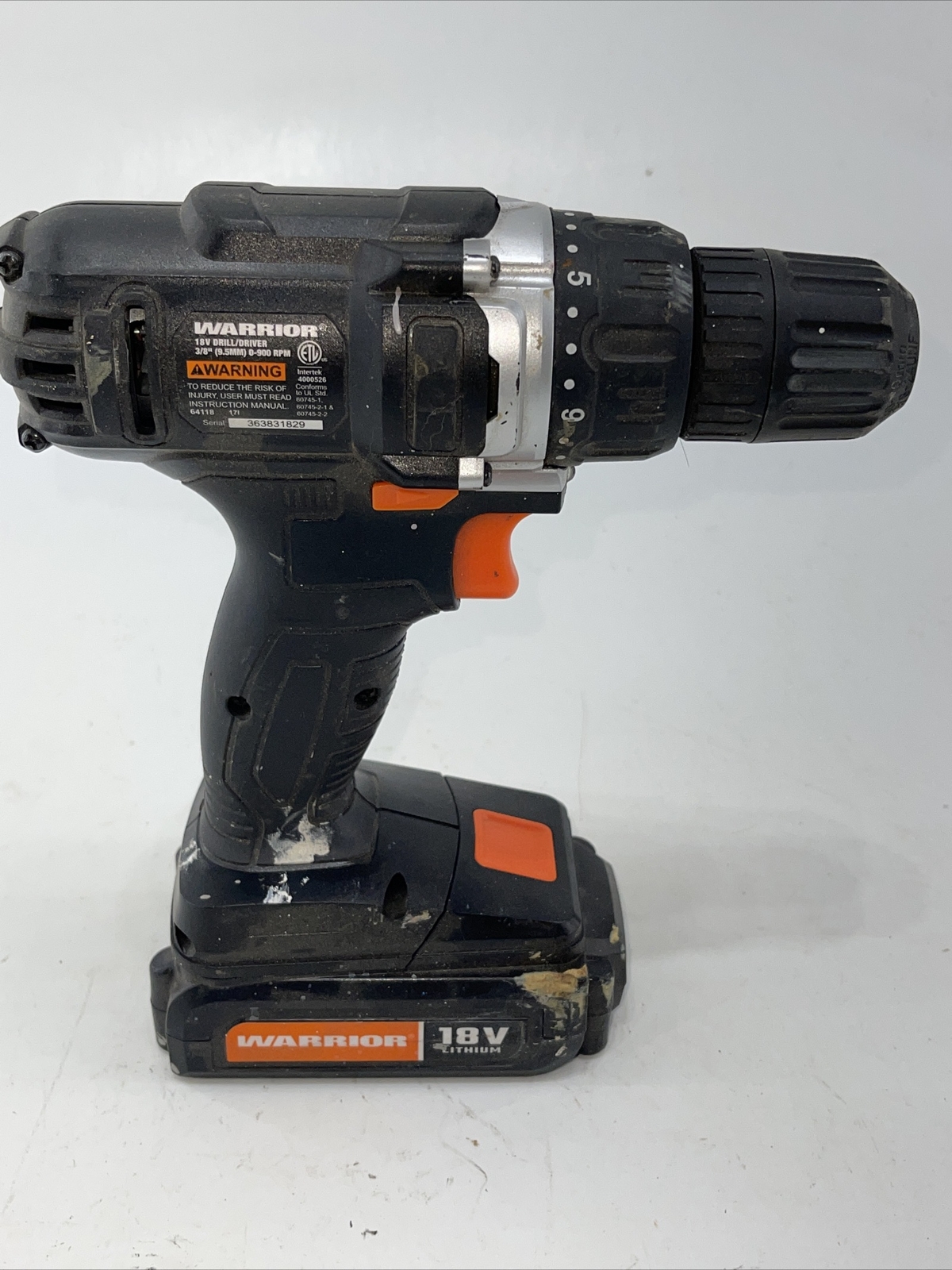 Warrior 18V Max Lithium-Ion Cordless 3/8 inch Drill/Driver