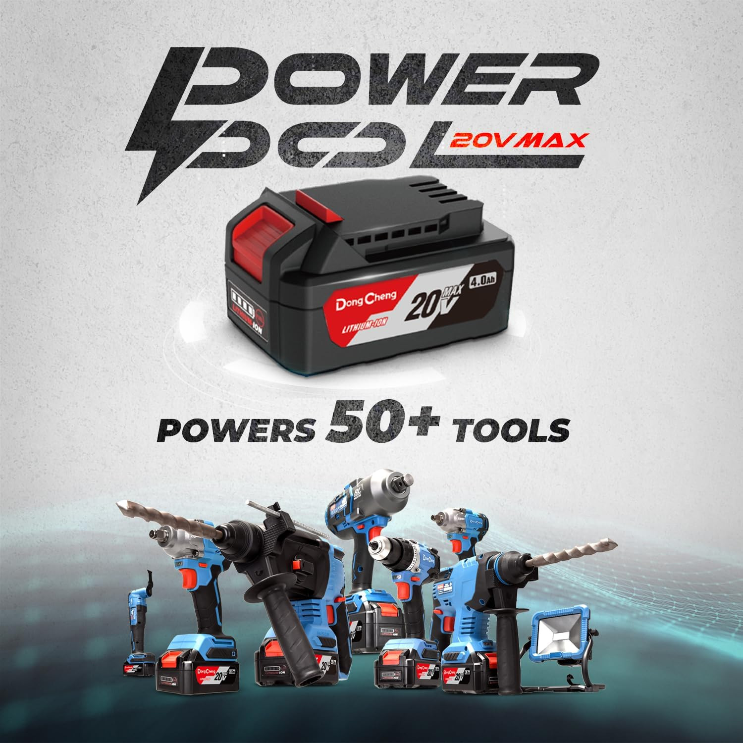 Llave de impacto sin escobillas de 20 V, alto torque de 515 pies-libras