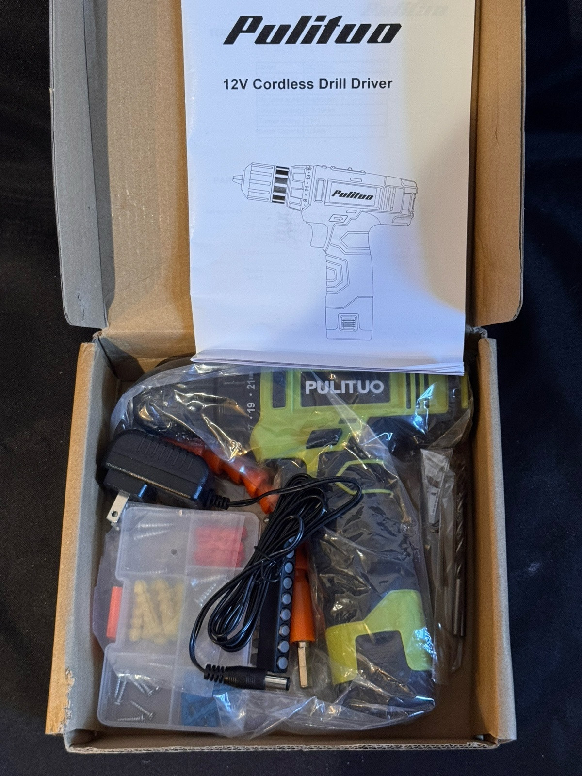 Pulituo 12v Cordless Drill Driver – 7212A