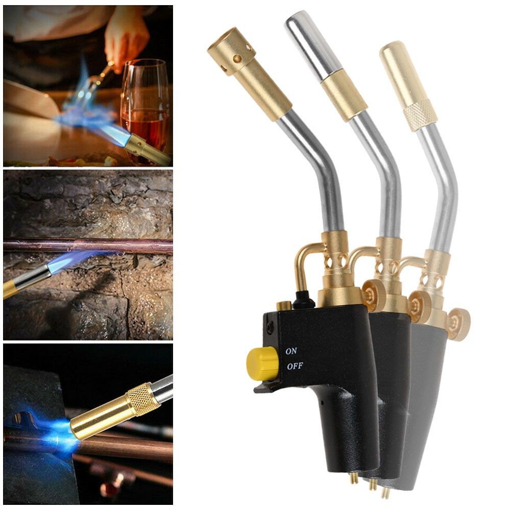 Plumbing Welding Torch Mapp Blow Torch Soldering Brazing Kit Set Propane Gas US