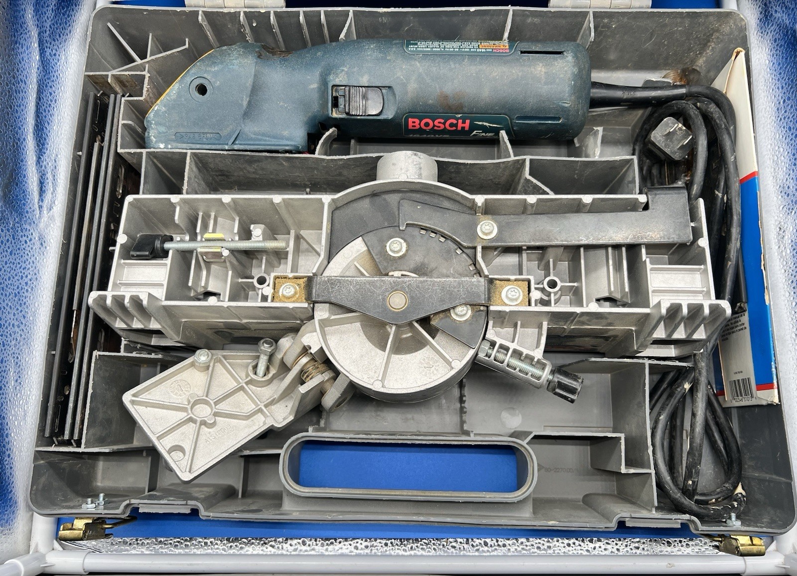 Bosch 1640VS Fine Cut Saw FS2000 Miter Table 7 Blades & Case Tested