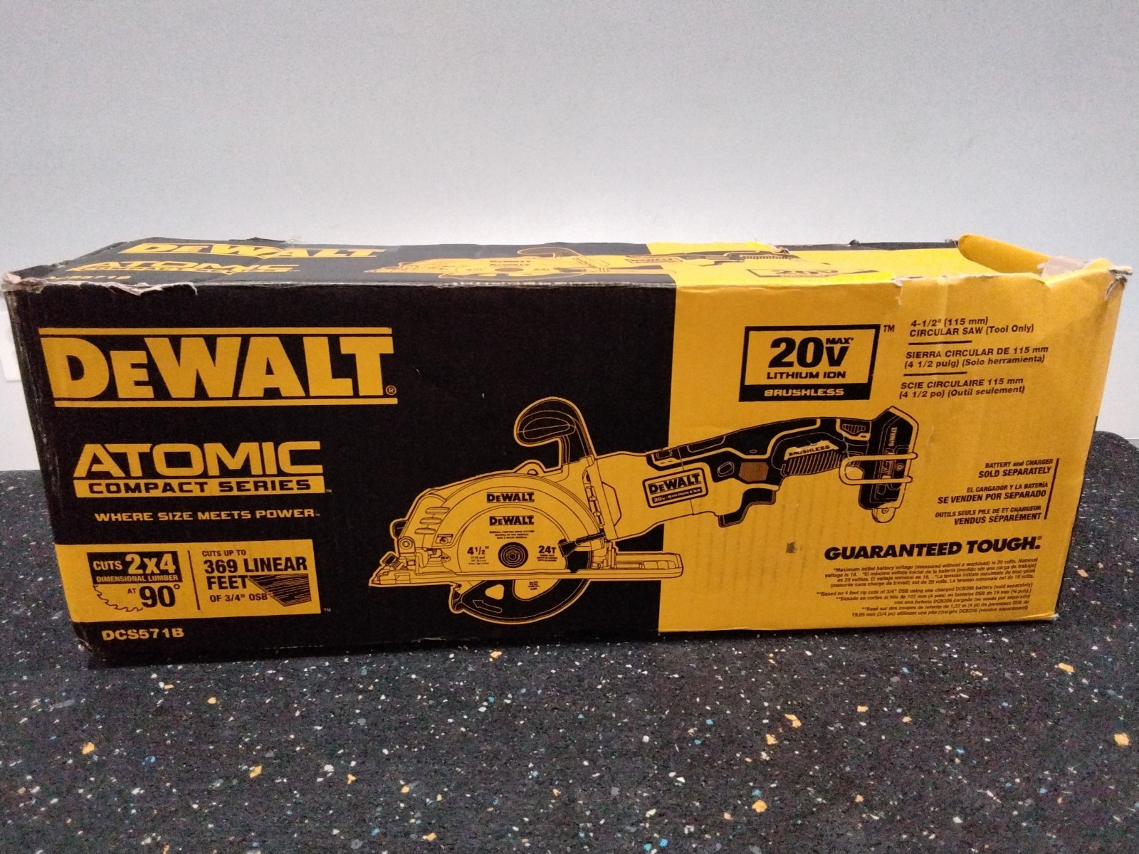 DEWALTATOMIC 20V MAX Cordless Brushless 4-1/2 in. Circular Saw (Tool Only)