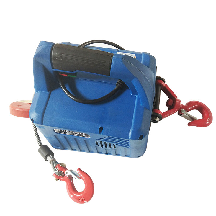 Wireless Control Electric Hoist 450KG X 7.4M Portable Household Electric Winch