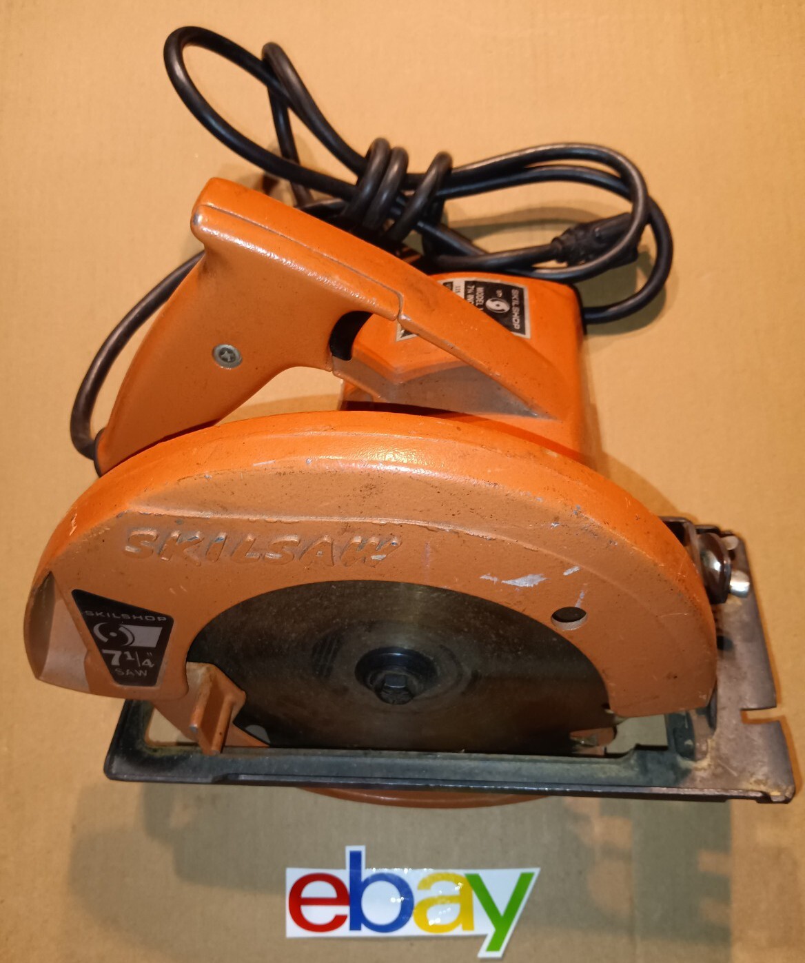 Vintage Skilshop 7 1/4&Prime; Skil Saw Model 1715 Skilsaw Solid aluminum Body Great !