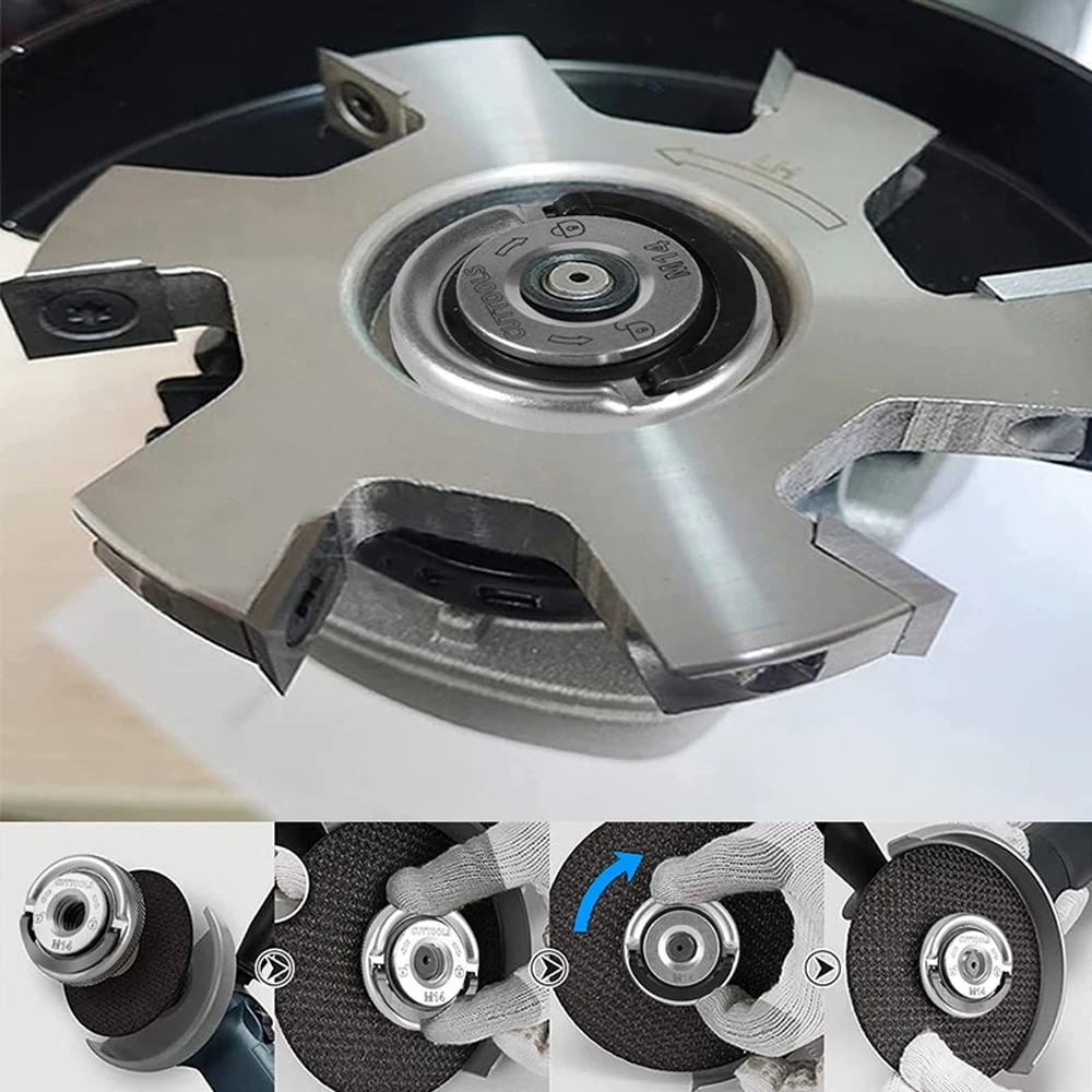 ✅M14 Angle Grinder Quick Release Flange Nut Self Locking Pressing Plate Tool*✅