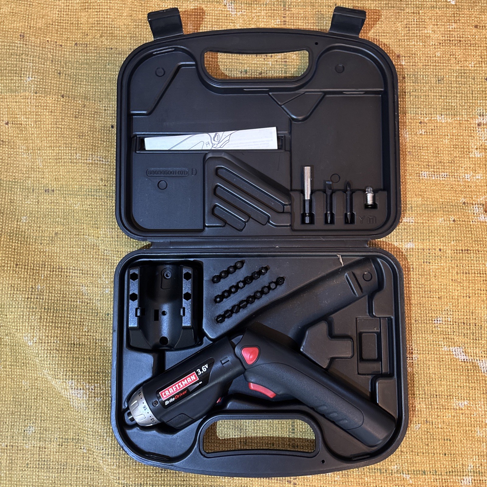 Sears Craftsman 3.6 Volt Brite Driver Cordless Screwdriver no charger