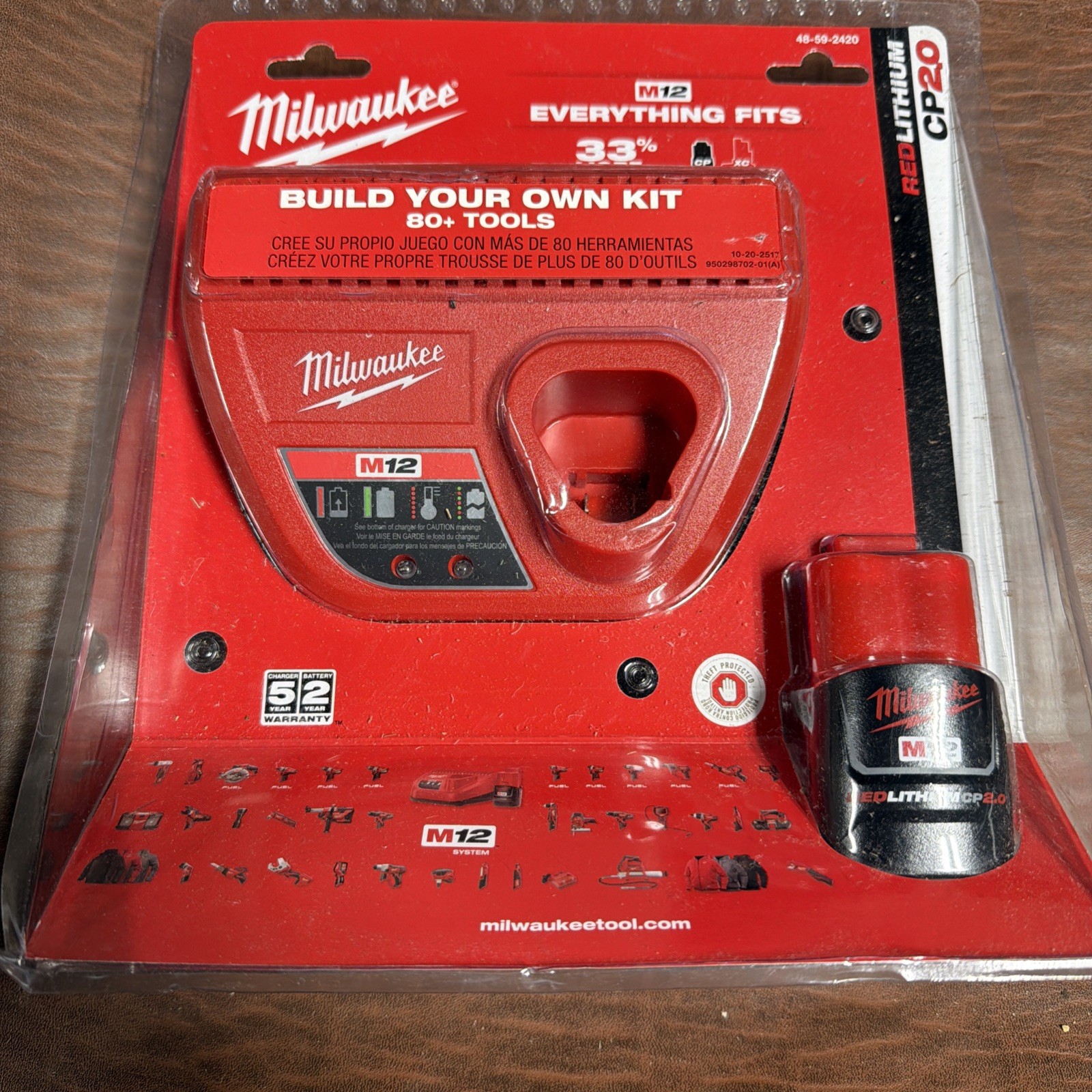 Milwaukee 48-59-2420 M12 2.0 Starter Kit