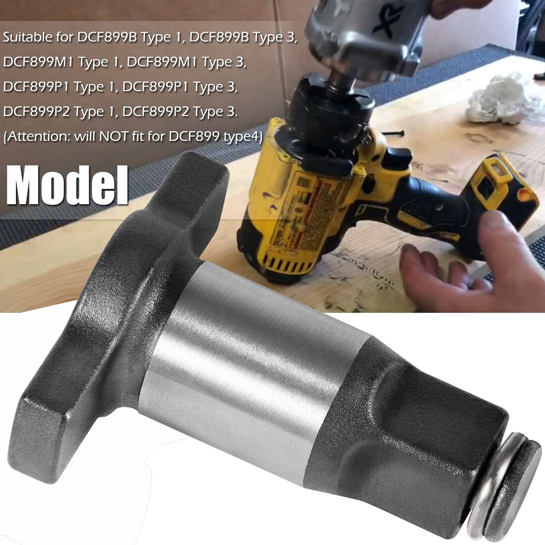 1/2 » Impact Wrench Anvil Assembly Dewalt Black Decker 18V 20V MAX XR DCF899HB