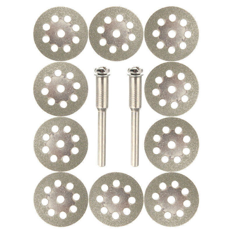 10+2 Diamond Cutting Wheel For Dremel Rotary Tool Die Grinder Metal Cut Off Disc