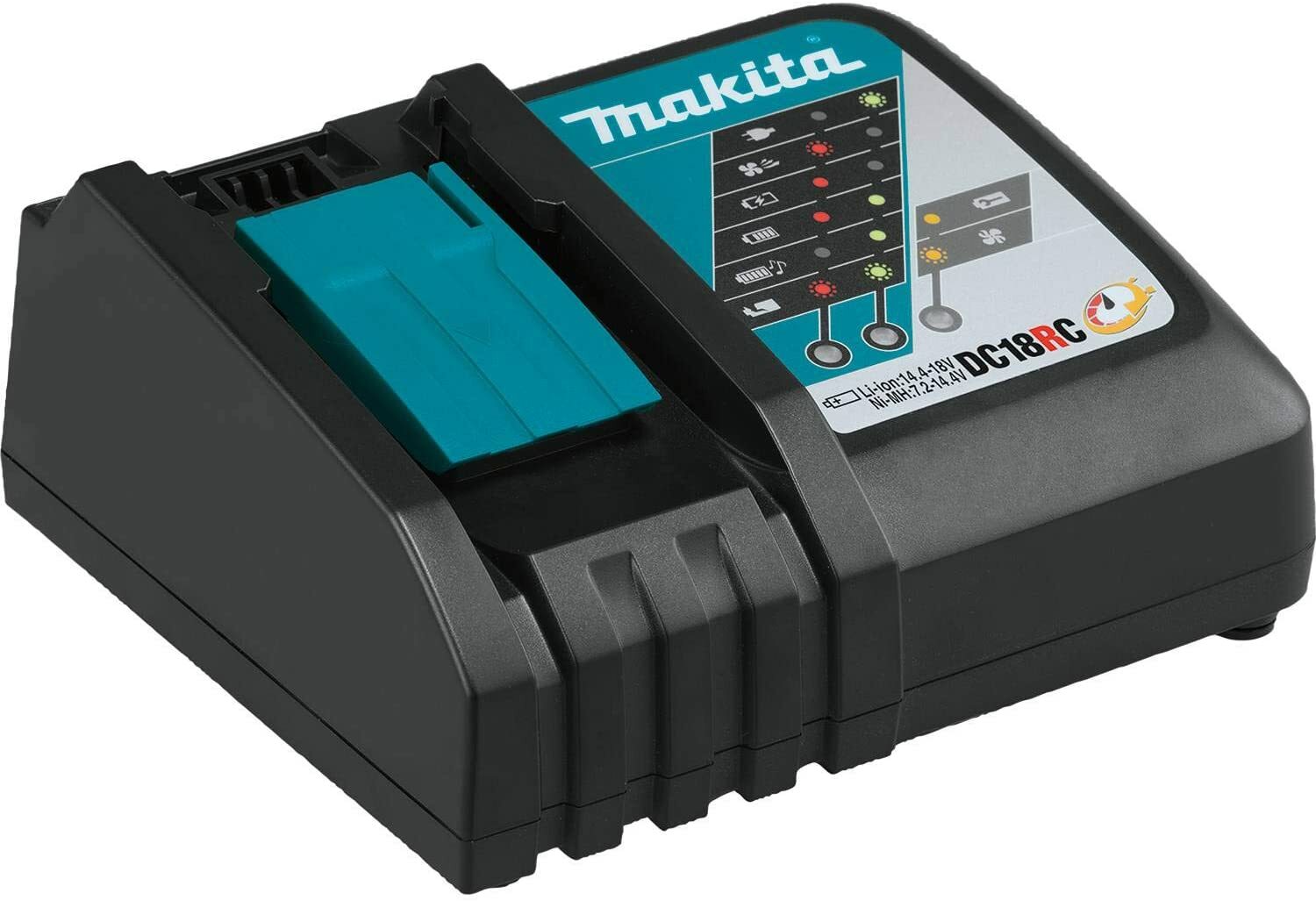 Makita 18V Lith‑Ion Battery and Rapid Charger Starter Pack (5.0AH) BL1850BDC2X