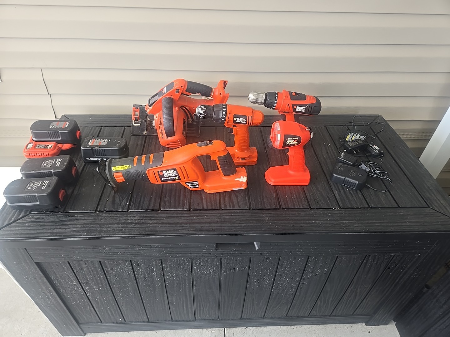 Black & Decker FireStorm 18V Cordless Tool Set: See Description Complete List