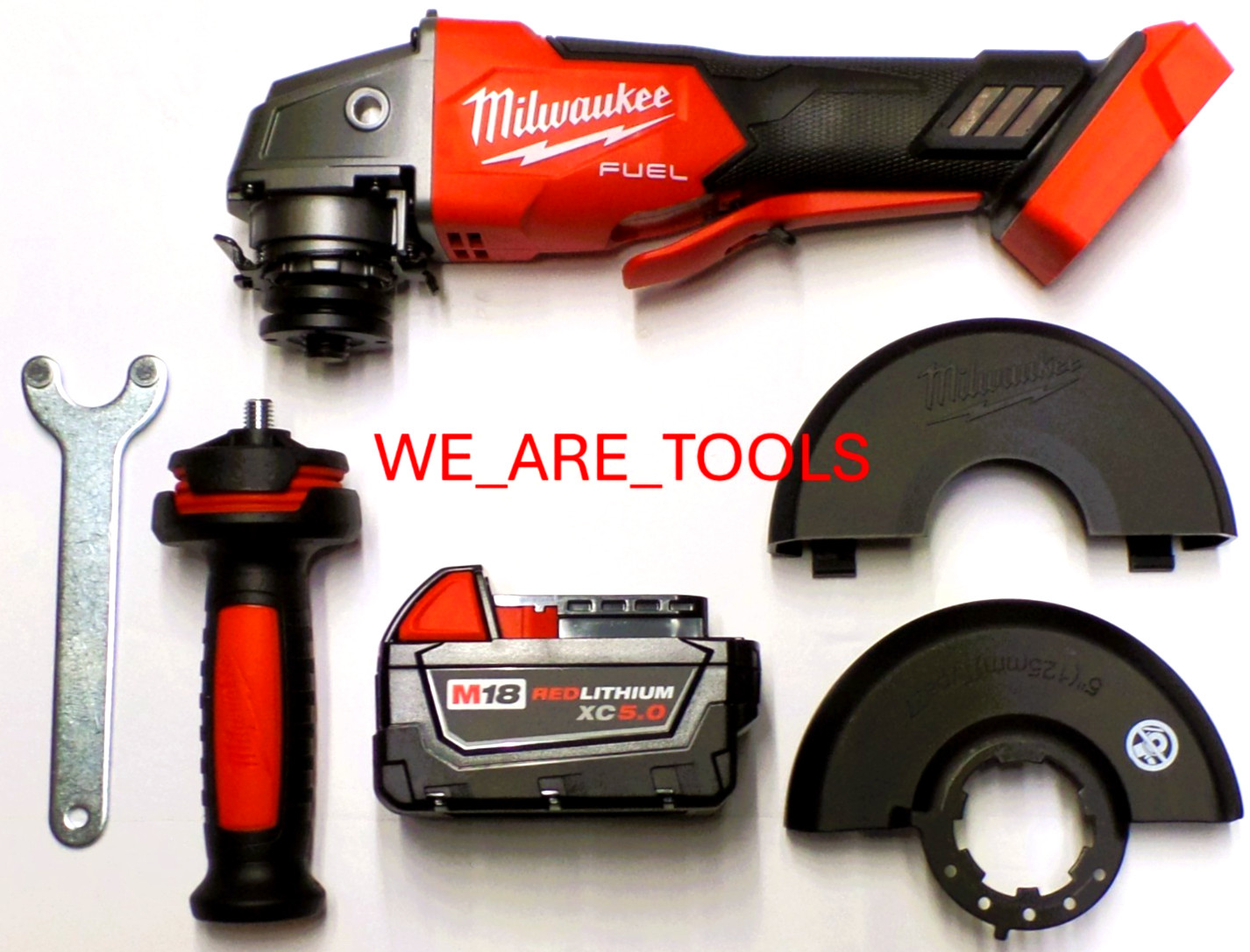 NEW Milwaukee M18 FUEL 2880-20 Grinder, 1) 5.0 AH Battery 4 1/2 5&Prime; 18 Volt