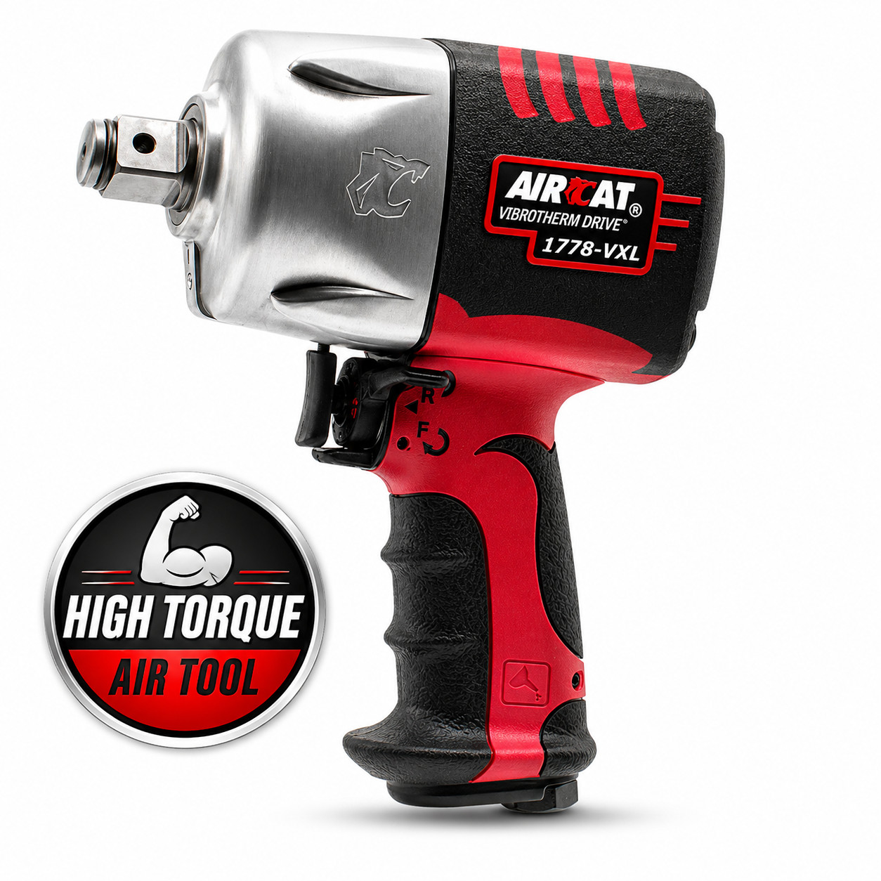 Aircat 1778-VXL 3/4&Prime; Impact Wrench 1700 ft-lb Vibrotherm Heavy Duty Air Tool